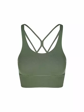 MANDALA | Damen Sport-BH New Studio Low Support | dunkelgrün